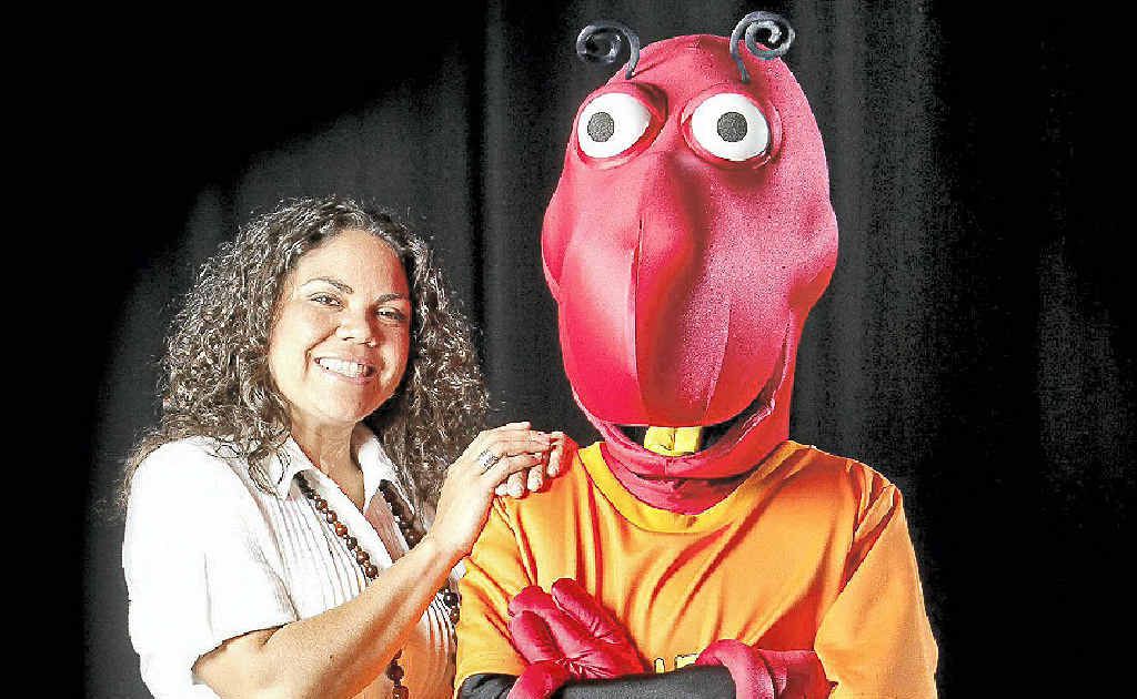 Yamba the Yerrampe and Jacinta from the new children’s series Yamba’s Playtime now screening on NBN. Yamba the Yerrampe and Jacinta from the new children’s series Yamba’s Playtime now screening on NBN.